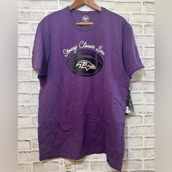 NWT! Men’s Stoney Clover Baltimore Ravens purple 47 t-shirt XL - Picture 1 of 4